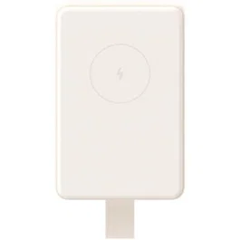 Xiaomi Power Bank Magnético 6000mAh WPB0620MI BHR9074GL Carga Inalámbrica 15W Beige